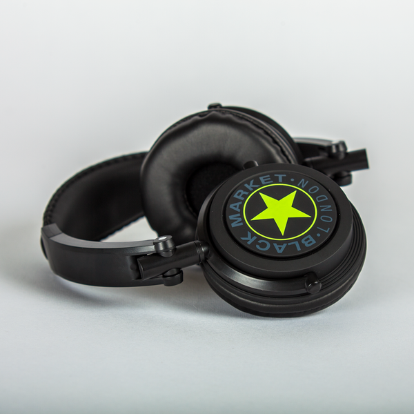 Black Market ML101 Headphones - Lime Green