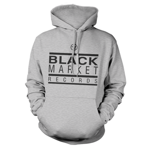 Black Market Records Classic Hoody - Grey