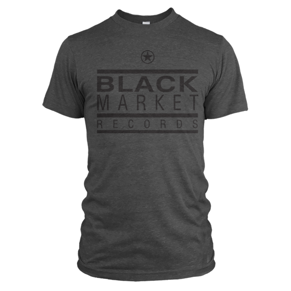 Black Market Records Classic T-Shirt - Heather Grey