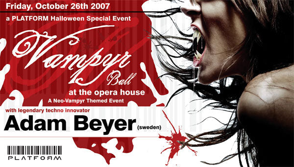 Adam Beyer Vampyr Ball - Toronto 10.26.2007