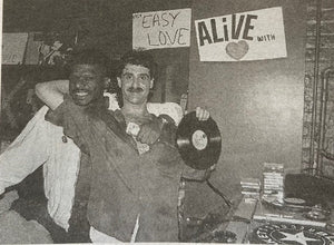 Ricky Siano and Larry Levan in the booth
