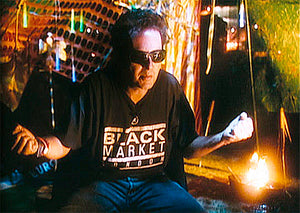 Joe Strummer (The Clash) Wearing a Black Market T-Shirt