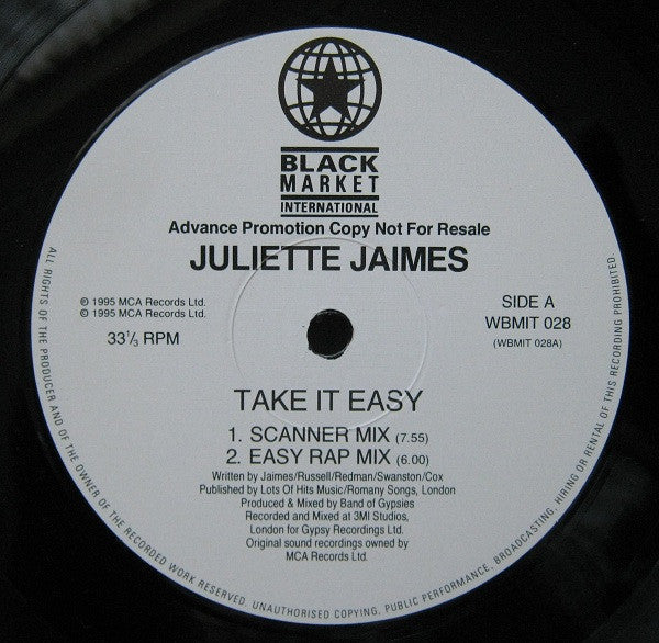 Juliette James - Take It Easy