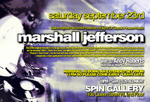 Marshall Jefferson / Andy Roberts - Toronto September 23