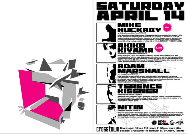 Mike Huckaby / Akiko Kiyama / Terence Kissner / Nitin - Toronto April 14