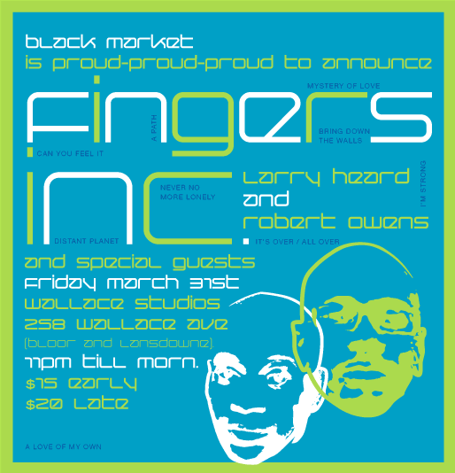 Fingers Inc. - Toronto March 31