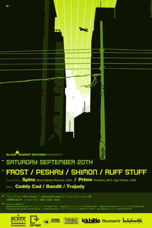 Frost / Peshay / Shimon / Ruff Stuff - Toronto September 20