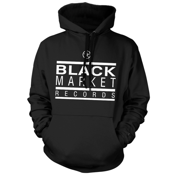 Black Market Records Classic Hoody - Black