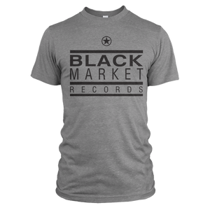 Black Market Records Classic T-Shirt - Grey