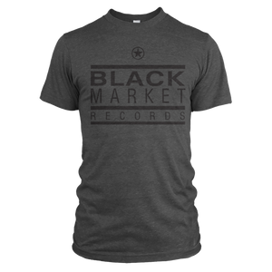 Black Market Records Classic T-Shirt - Heather Grey