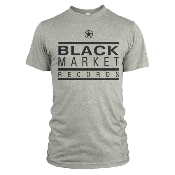 Black Market Records Classic T-Shirt - Jade Grey