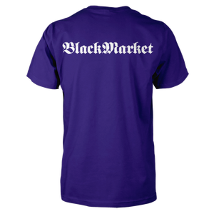 Black Market Gothic T-Shirt - Purple (back)