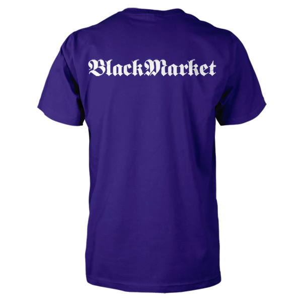 Black Market Gothic T-Shirt - Purple (back)